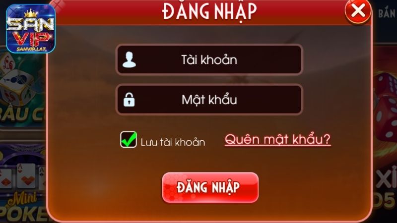 dang nhap sanvip bat dau Bắt đầu quy trình đăng nhập SANVIP cơ bản