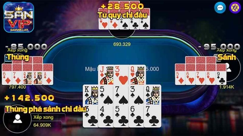 danh bai xap xam tinh diem Tính điểm với những bộ quân bài thường gặp