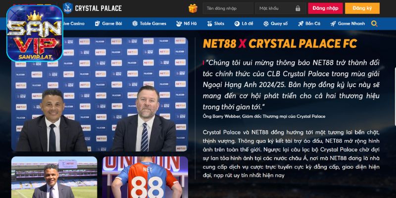 nhung yeu to khien crystal palace hap dan Những yếu tố khiến Crystal Palace hấp dẫn
